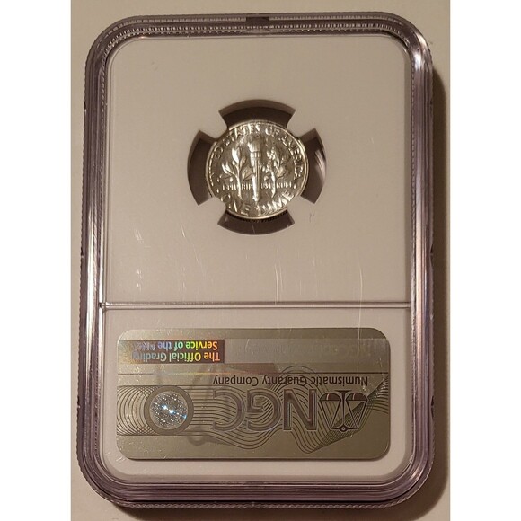 1951 Roosevelt Dime PF66 NGC Toning Low Proof Mintage - Picture 2 of 2